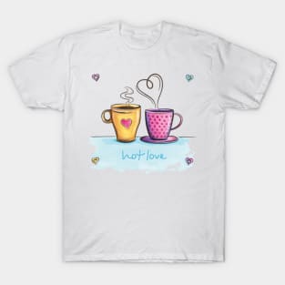 Coffee cups love T-Shirt